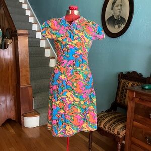 Nooworks True Wrap Cotton Dress in Auderpopz XL (Fits like M-L)
